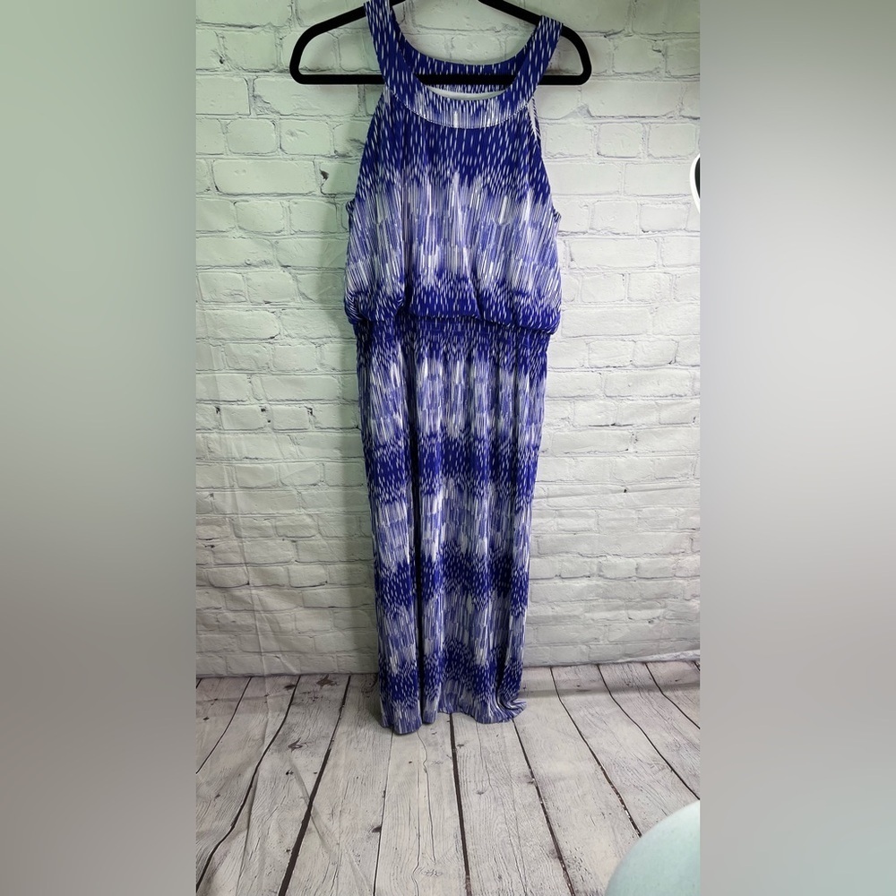 CHICO’S Purple Sleeveless Maxi Summer Dress Large